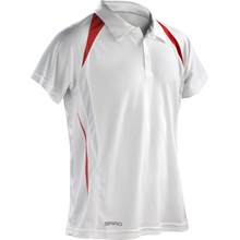 Spiro Polokošile S177M týmové krátký rukáV pánské COT29177M90301-white/red Bílá/červená