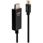 Lindy LINDY 0.5m Mini DisplayPort към HDMI адаптер кабел с HDR (40920)