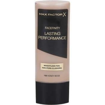 Max Factor Facefinity Lasting Performance Tekutý make-up pro dlouhotrvající efekt 108 Honey Beige 35 ml