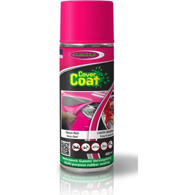 Cover Coat tekutá guma v spreji 400 ml neónovo červená