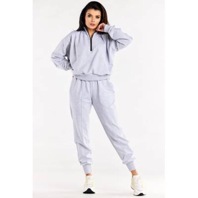 Infinite You Woman's Pants M317 Grey šedá