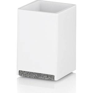 KELA Поставка за четки за зъби KELA Cube, бяла (2205)