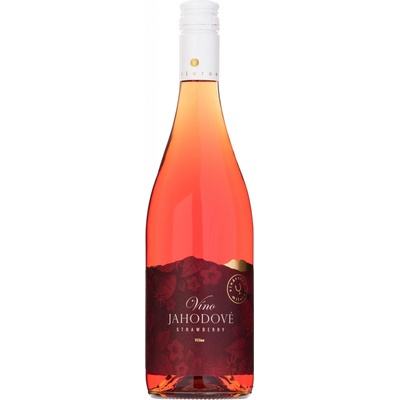Miluron Jahodové víno 11,5% 0,75 l (holá láhev)