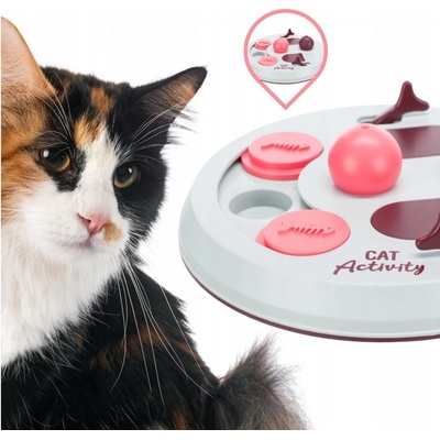 TRIXIE Cat Activity Flip Board Strategická hra pro kočky 23 cm