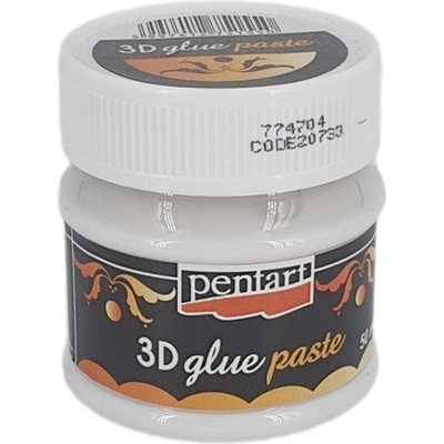 Pentart Lepidlo 3D glue paste 50ml Pentacolor LEP523306 20733 – Zbozi.Blesk.cz