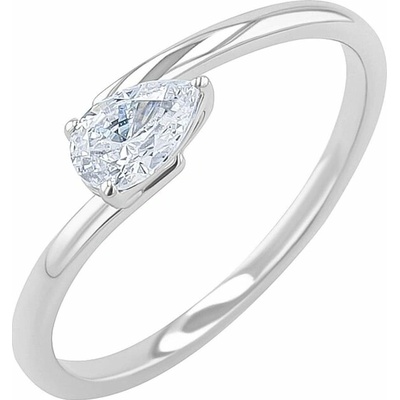 Eppi zásnubný prsteň s lab grown pear diamantom Carol RE47233