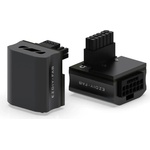 EZDIY-FAB адаптер за видеокарта 12VHPWR 600W - RVS 90° Black (EZDPI189-30)