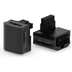 EZDIY-FAB адаптер за видеокарта 12VHPWR 600W - RVS 90° Black (EZDPI189-30)