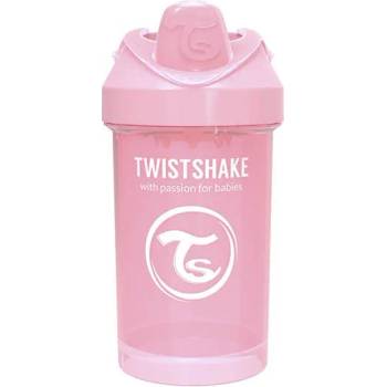 Twistshake Бебешка чаша с преходен накрайник Twistshake Crawler Cup - Розова, 300 ml (78273)