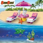 BanBao Мини Конструктор, Ban Bao, Плаж, 34 части (B7208)