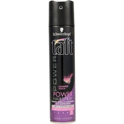 Taft Cashmere Touch Power lak na suché a poškodené vlasy 250 ml