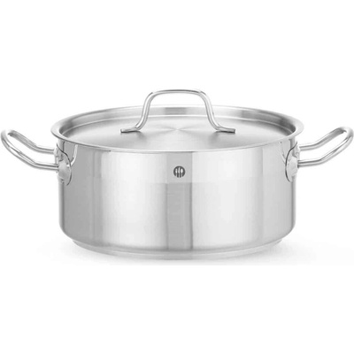 HENDI Nízký hrnec s poklicí 4,8 l 240 mm Profi Line 830406