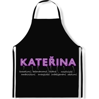 Impar Zástěra Ženská jména NEON Kateřina