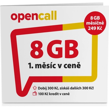 O2 Předplacená karta OpenCall