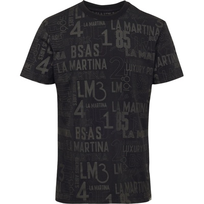 La Martina Тениска черно, размер L