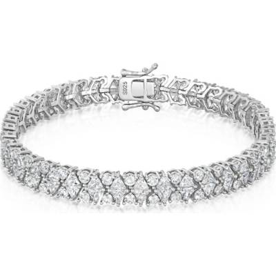 Sofia strieborný náramok so zirkónmi COBZB112182