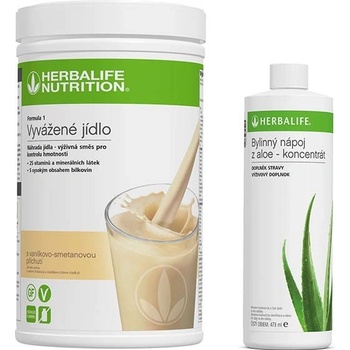 Herbalife sada Formule 1 780 g a Aloe 473 ml