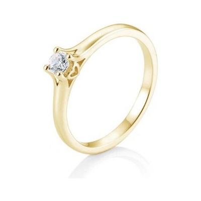 Sofia Diamonds prsteň zo žltého zlata s diamantom BE41 05720 Y