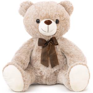Амек Тойс Плюшена играчка Амек Тойс - Мече, бежов меланж, 43 cm (010170-1) - ozone