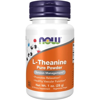 NOW NOW L-Theanine Powder, 28 g
