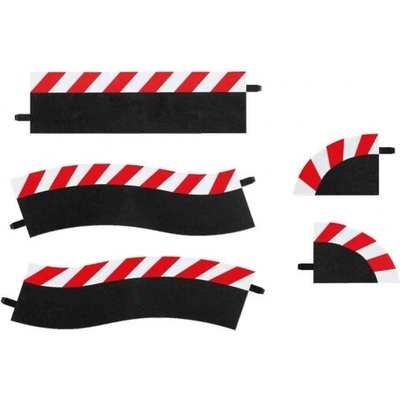 Carrera vnější krajnice pro pit lane pro autodráhy evolution/digital 132/124 sada 5 ks