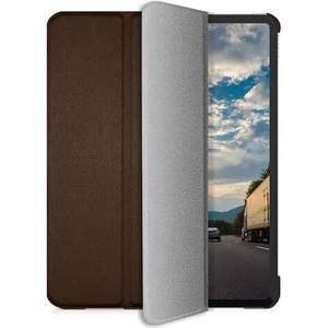 Macally Stand Case - полиуретанов калъф и поставка за iPad Pro 11 (2018), iPad Pro 11 (2020) (кафяв)