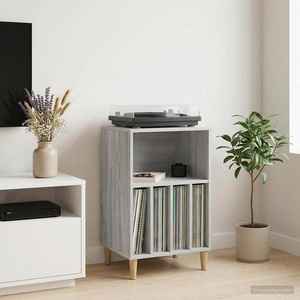 vidaXL Стойка за грамофон Сив Сонома 47 x 39, 5 x 74, 5 см (8012879)