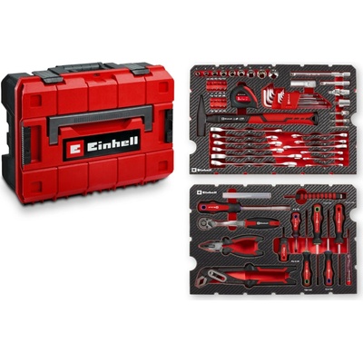 EINHELL E-Case, 80 ks sada ručného náradia a príslušenstva, 49370570