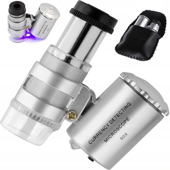 Verk 09078 Vreckový mikroskop s LED osvetlením 60x