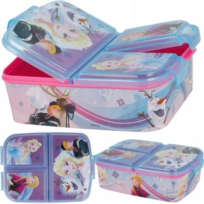 Stor delený plastový box na desiatu Disney Frozen 17920