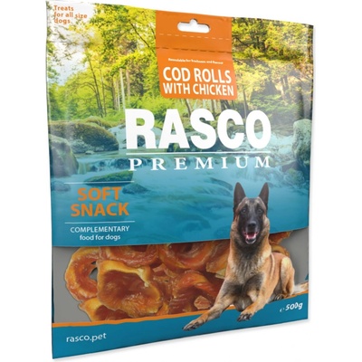 Rasco Premium treska obalená kuřecím rolky 500 g