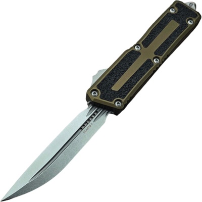 ! Microtech SCARAB II GEN III D/E-S STONEWASH STANDARD OD GREEN 1180-10OD