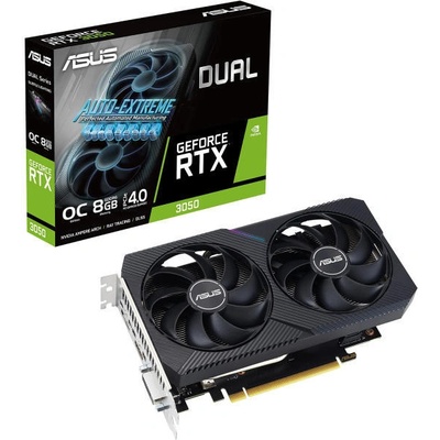 ASUS GeForce RTX 3050 Dual V2 OC Edition 8GB GDDR6 (DUAL-RTX3050-O8G-V2/90YV0GH6-M0NA00)