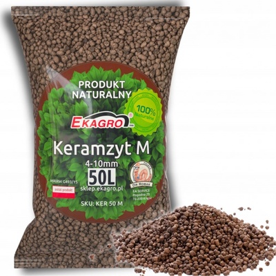 Ekagro Keramzit zahradní 4-10 mm hnědý 50 l