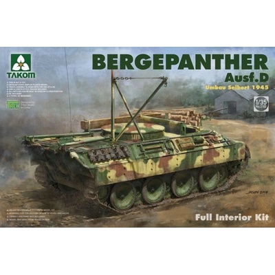 Takom Bergepanther Ausf. D Assembled by Seibert 1945 with full interior 1:35