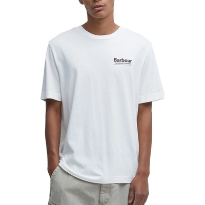 Barbour Thornley Relaxed Graphic Whisper white