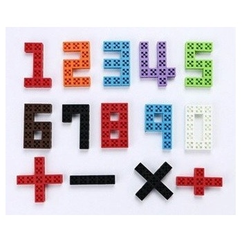 MAGBUILDER SMARTBLOCK Počítání a písmena 196 ks