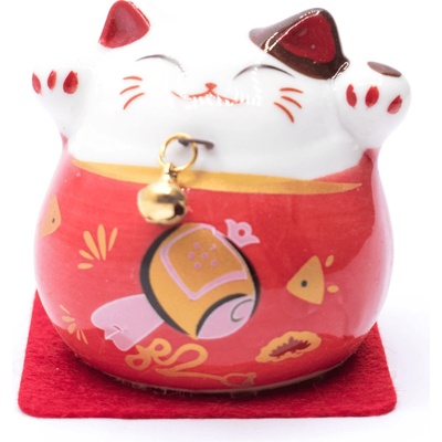 Milujeme Kameny Maneki neko - mávající kočička - Aoi - feng shui