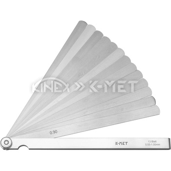 K-MET Луфтомерни пластини k-met 1132-02-013 - 0, 05-1 мм, 200 мм, 13 бр (1132-02-013)