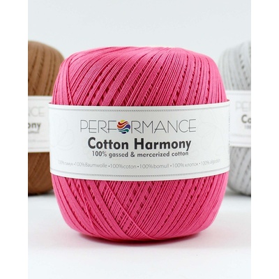 Performance Bavlněná příze Cotton Harmony 0354 - růžová 100g 560m