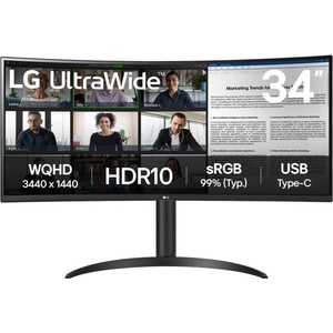 LG UltraWide 34WR55QK-B Монитори