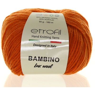 Etrofil Bambino Lux Wool oranžová 70212