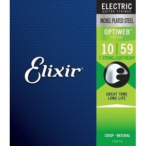 Elixir 19074 Optiweb Light-Heavy 7 String Струни за електрическа китара