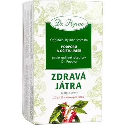 Dr.Popov Zdravá játra porcovaná směs 30 g