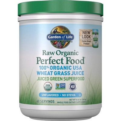 Garden of Life Raw Organic Perfect Food | 100% Organic USA Wheat Grass Juice [240 грама]