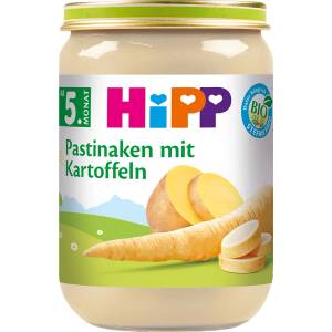 Hipp БИО пюре Пащърнак с картофи 5м+ 190г