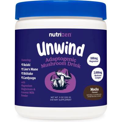 Nutricost NutriZen Unwind, мока, 252 g, Nutricost (57473 (681101) NC)