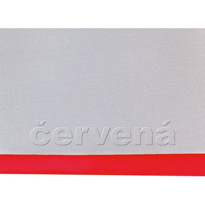 Voálová záclona Lifta - mix barev červená 150x300