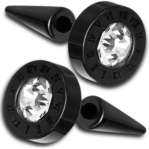 Jewelry & watches Обици JEWELRY & WATCHES - Circle Black - L466_Black