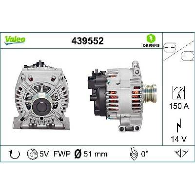 Alternátor VALEO 439552